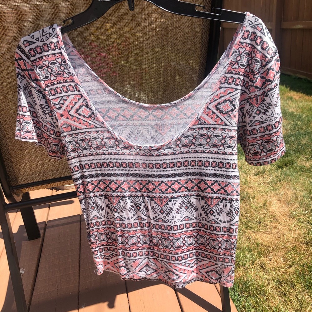 Aztec Crop Top - Picture 2 of 2